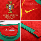 Maillot de football rétro domicile Portugal 2004 - Finale de l'Euro