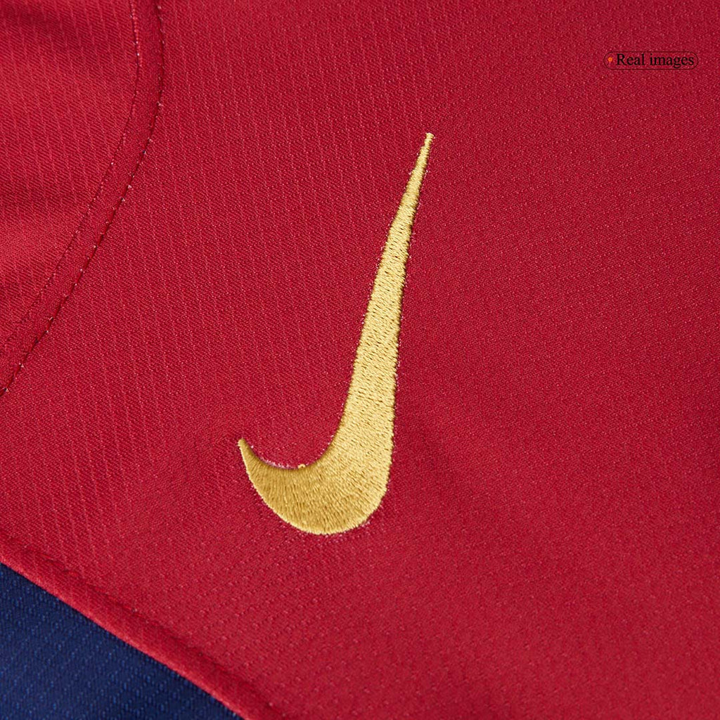 Camiseta de fútbol local RAPHINHA #11 del Barcelona 2024/25, roja y azul - UCL