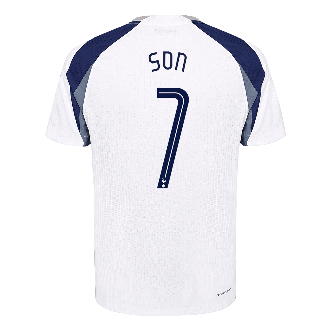 Soccer Kits Authentic SON #7 Tottenham Hotspur Home Soccer Jersey 2025/26 White - UCL