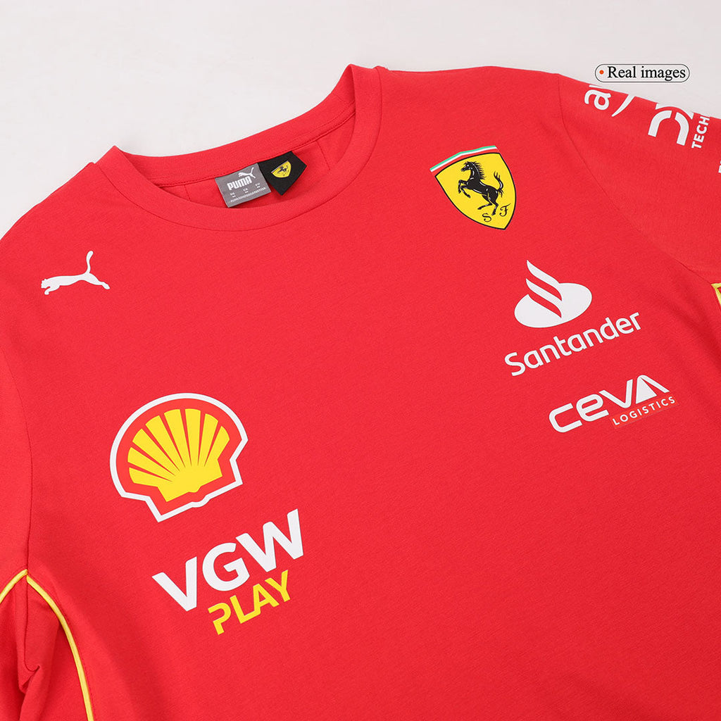 Maillot de football Ferrari F1 Racing Team Charles Leclerc #16 T-Shirt 2024