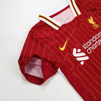 Maillots de football Liverpool Domicile Enfant Pas Cher 2024/25 (Maillot + Short + Chaussettes)
