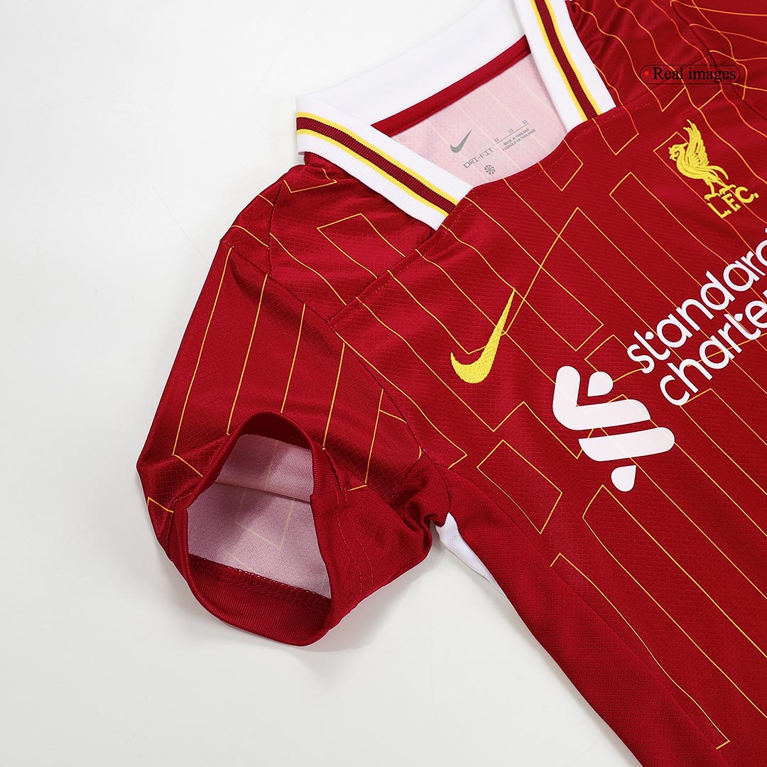 Maillots de football Liverpool Domicile Enfant Pas Cher 2024/25 (Maillot + Short + Chaussettes)