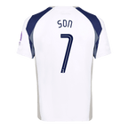 Camiseta de fútbol SON #7 Tottenham Hotspur Local 2025/26 Blanca - UCL