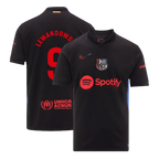 Maillot de football LEWANDOWSKI #9 Barcelone Extérieur 2024/25