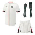 Soccer Kits Chelsea Away Soccer Jersey Kit(Jersey+Shorts+Socks) 2025/26 White