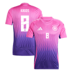 Kits de fútbol KROOS #8 Alemania Camiseta de fútbol visitante Eurocopa 2024 