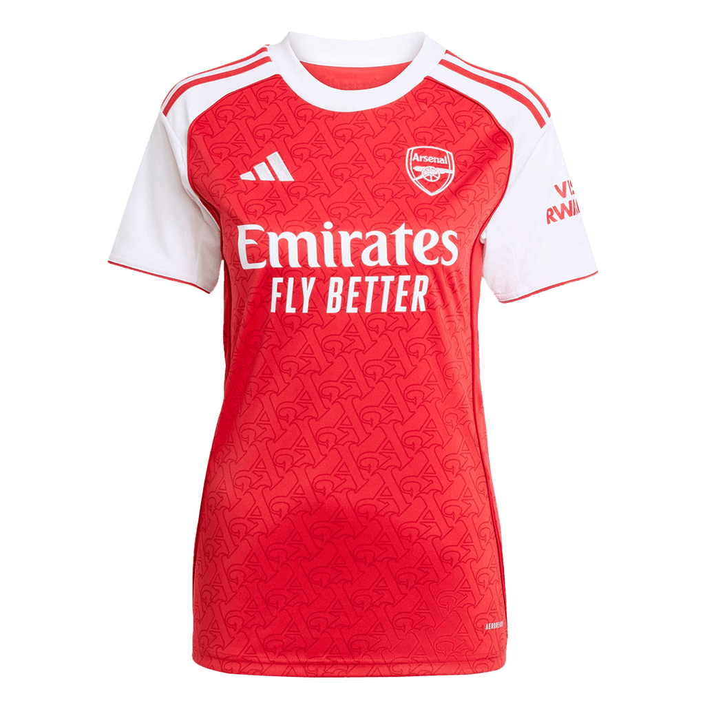 Maillot de football domicile Arsenal femme 2025/26 rouge