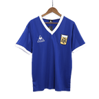 Camiseta de fútbol retro de visitante de Argentina de 1986