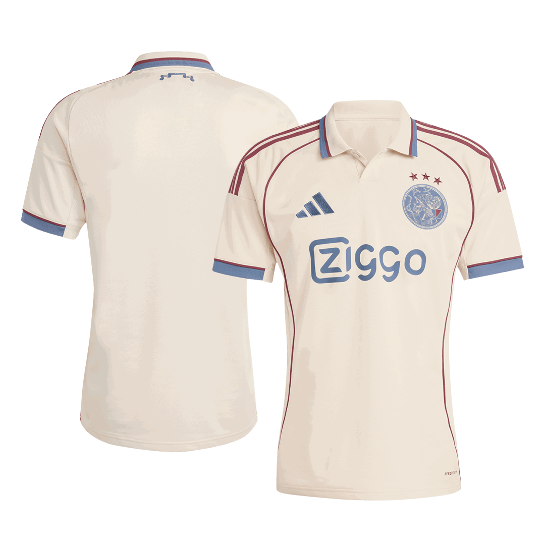 Soccer Kits Ajax Third Away Soccer Jersey 2025/26 White