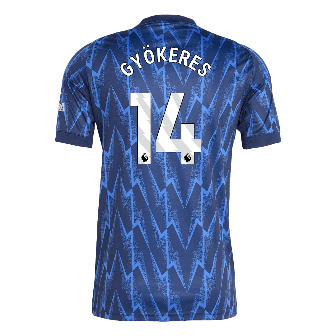 Kits de football GYÖKERES #14 Arsenal Maillot de football extérieur 2025/26 Bleu