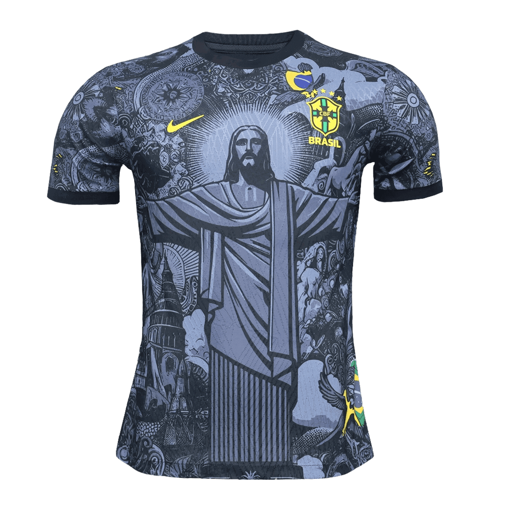 Soccer Kits Authentic Brazil Jesus Soccer Jersey 2024