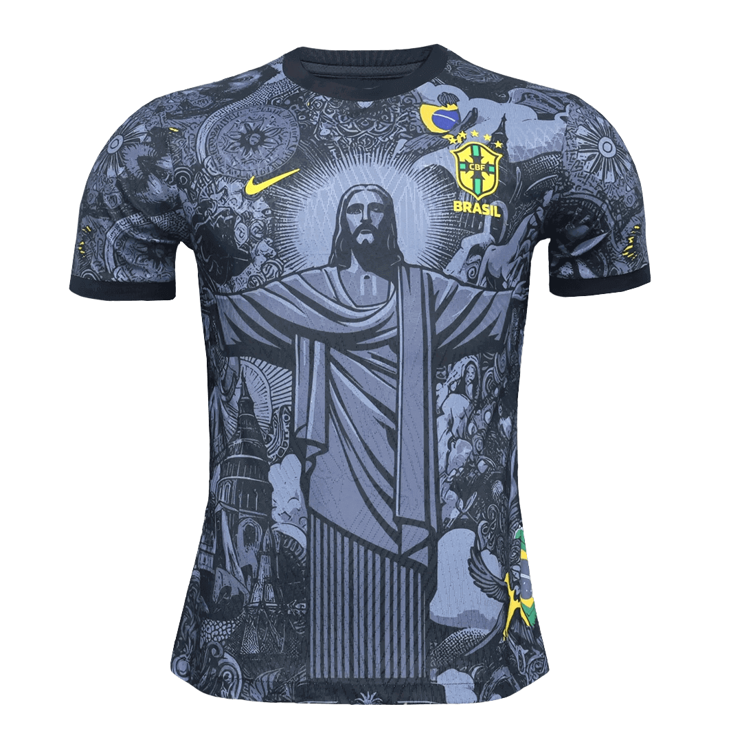 Soccer Kits Authentic Brazil Jesus Soccer Jersey 2024