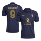 Soccer Kits Authentic  VLAHOVIĆ #9 Juventus Third Away Soccer Jersey 2024/25 - Save The Children Sponsor