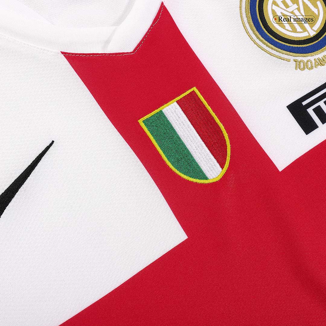 Camiseta de fútbol retro de visitante del Inter de Milán 2007/08