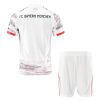 Soccer Kits Bayern Munich Away Soccer Jersey Kit(Jersey+Shorts) 2025/26 White