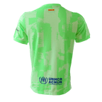 Soccer Kits Barcelona Third Away Football Shirt 2024/25 Green - UCL (Spotify Logo Without Text)