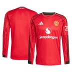 Maillot de football à manches longues Manchester United Domicile 2025/26 Rouge