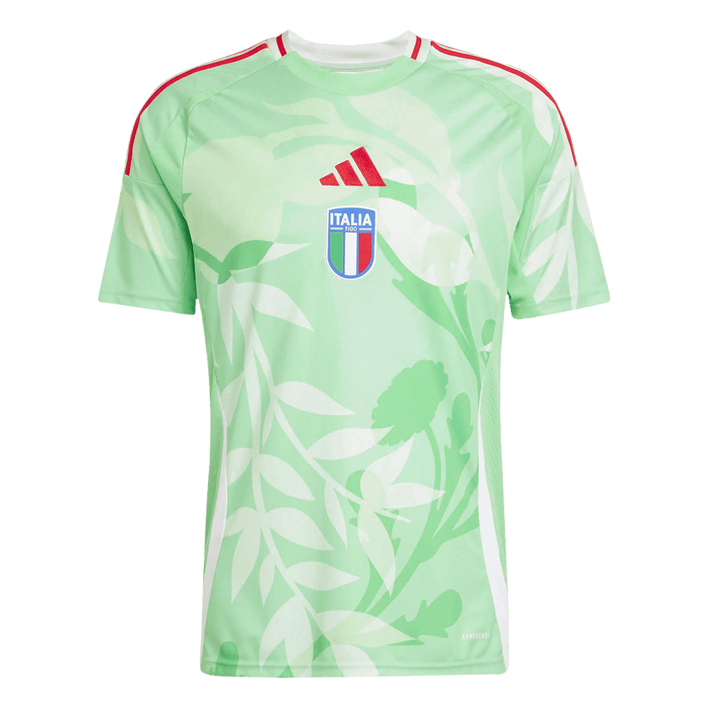 Maillot de football extérieur Italie 2025 vert pour homme - Championnat d'Europe féminin