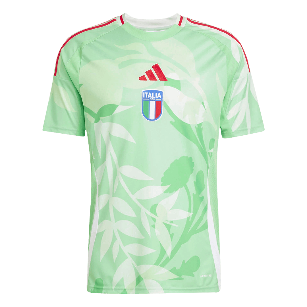 Maillot de football extérieur Italie 2025 vert pour homme - Championnat d'Europe féminin