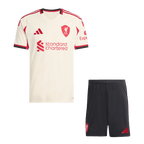 Maillot de football extérieur Liverpool (maillot + short) 25/26 Blanc