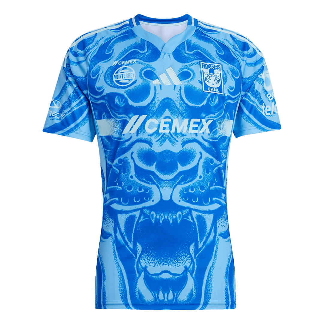 Kits de fútbol Tigres UANL Camiseta de fútbol de visitante 25/26 Azul