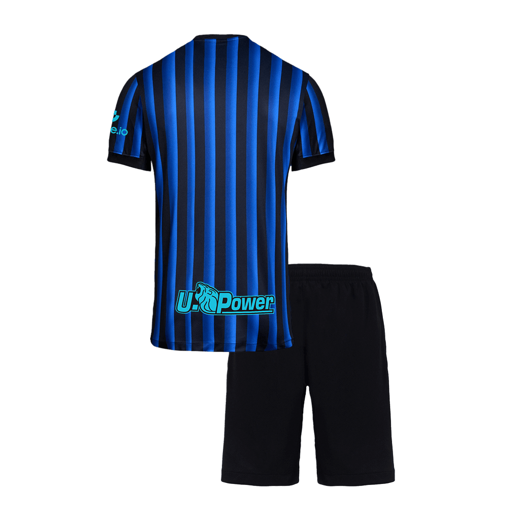 Kit de fútbol para niños: camiseta local del Inter de Milán (camiseta y pantalón corto) 2025/26, azul y negro
