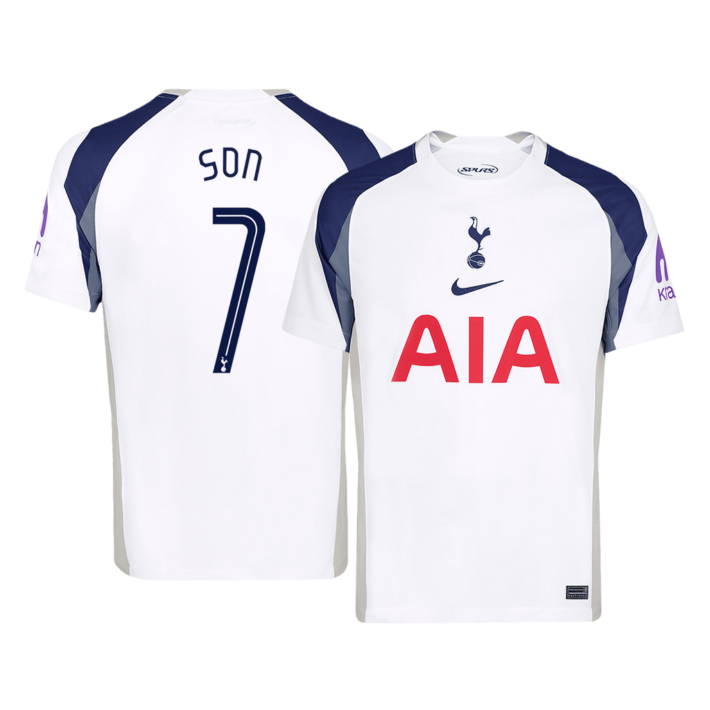 Camiseta de fútbol SON #7 Tottenham Hotspur Local 2025/26 Blanca - UCL