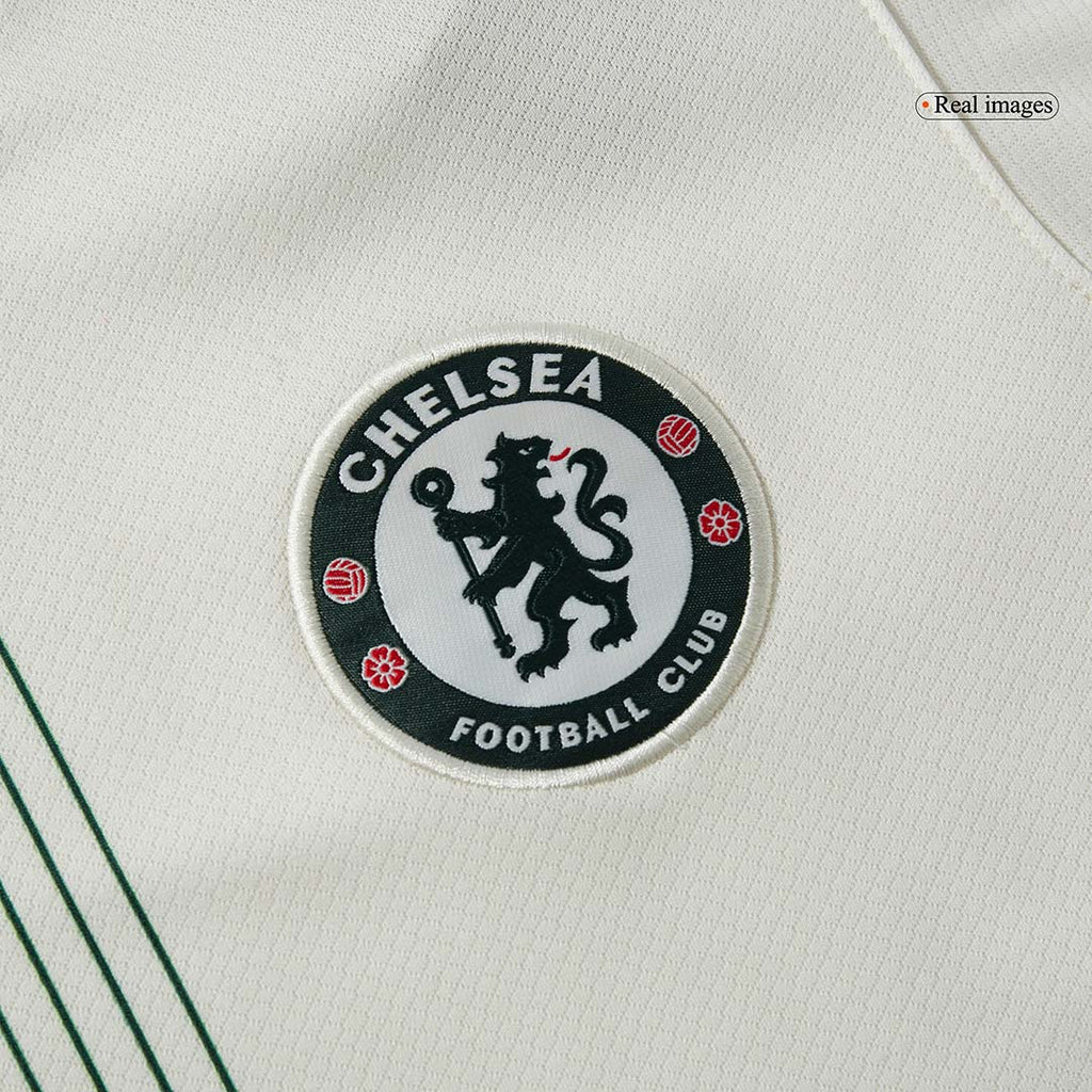 Soccer Kits Chelsea Away Soccer Jersey Kit(Jersey+Shorts+Socks) 2025/26 White
