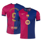Soccer Kits Authentic LEWANDOWSKI #9 Barcelona Home Soccer Jersey 2024/25 - Spotify Logo Without Text