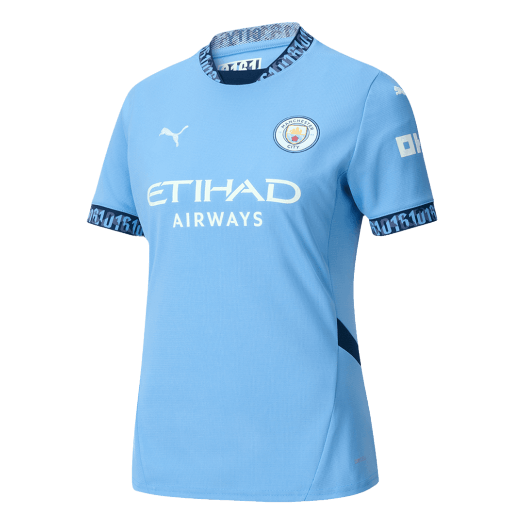 Soccer Kits Women's Manchester City Home Soccer Jersey Shirt 2024/25