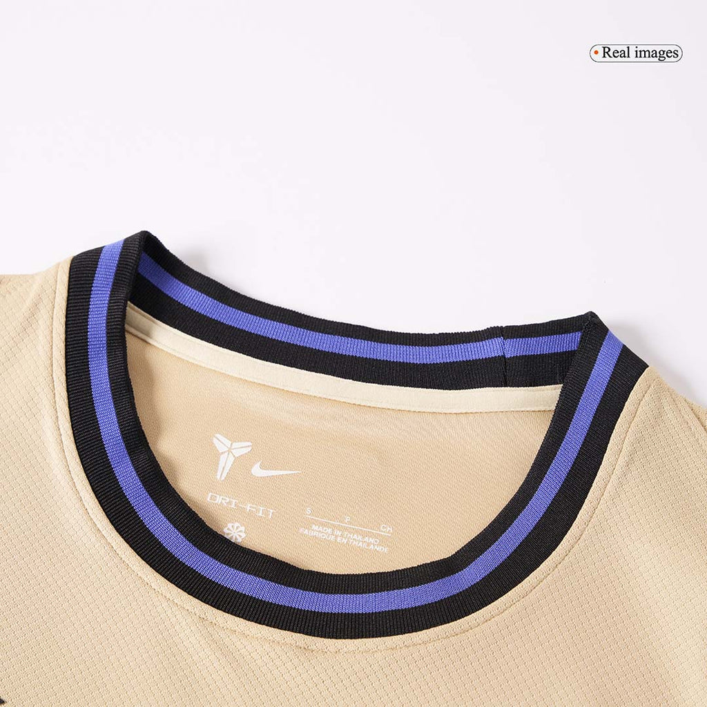 Maillot de football GAVI #6 Barcelone Extérieur 2025/26 Jaune - UCL