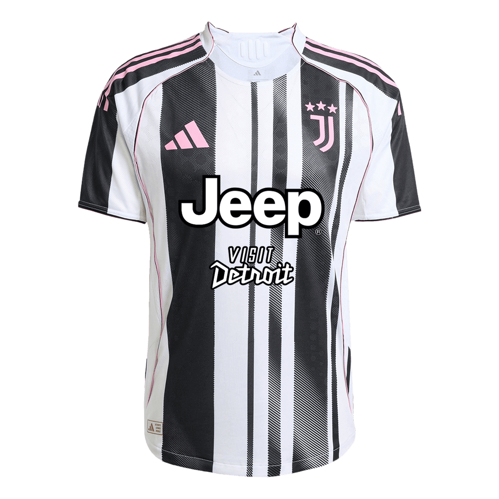 Soccer Kits Authentic Juventus Home Soccer Jersey 2025/26 Black&White