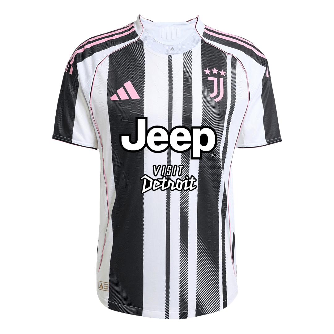 Soccer Kits Authentic Juventus Home Soccer Jersey 2025/26 Black&White