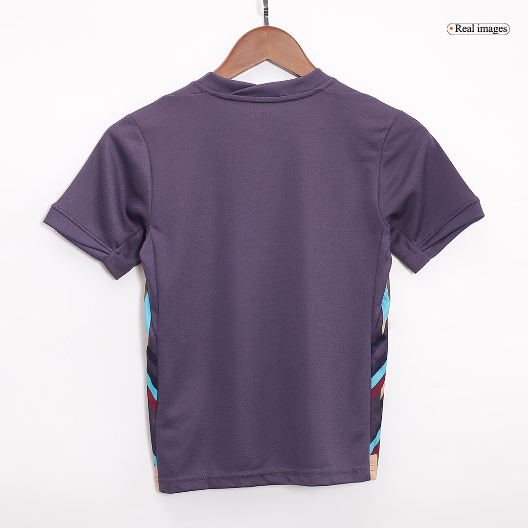 Maillot de football extérieur Angleterre pour enfant (maillot + short) Euro 2024