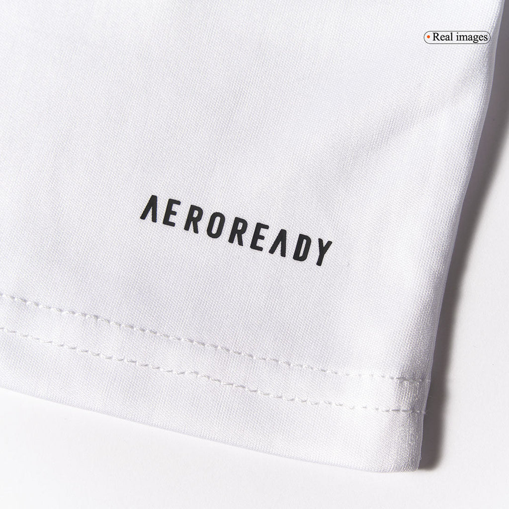 Camiseta de fútbol infantil del 125.º aniversario de Alemania (camiseta y pantalón corto) 2025, color blanco