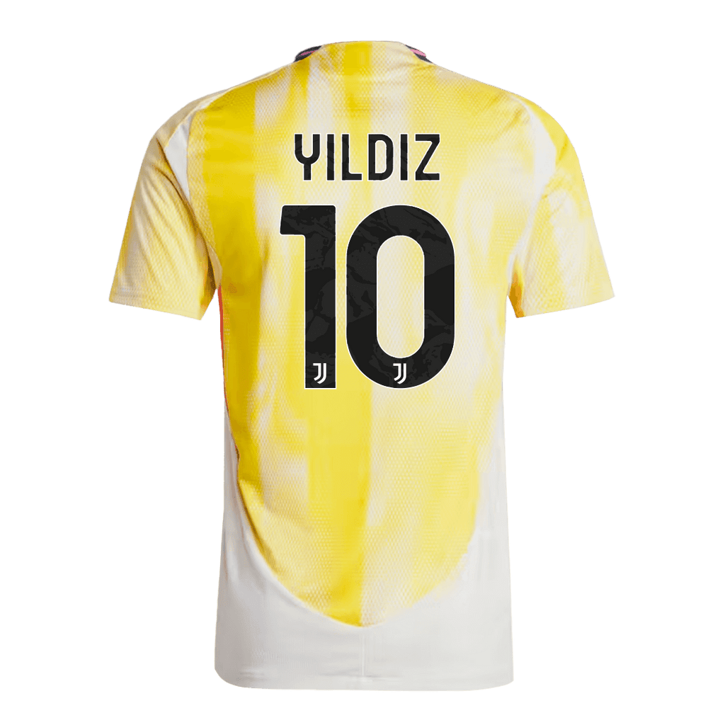 Soccer Kits Authentic YILDIZ #10 Juventus Away Soccer Jersey 2024/25 - Save The Children Sponsor