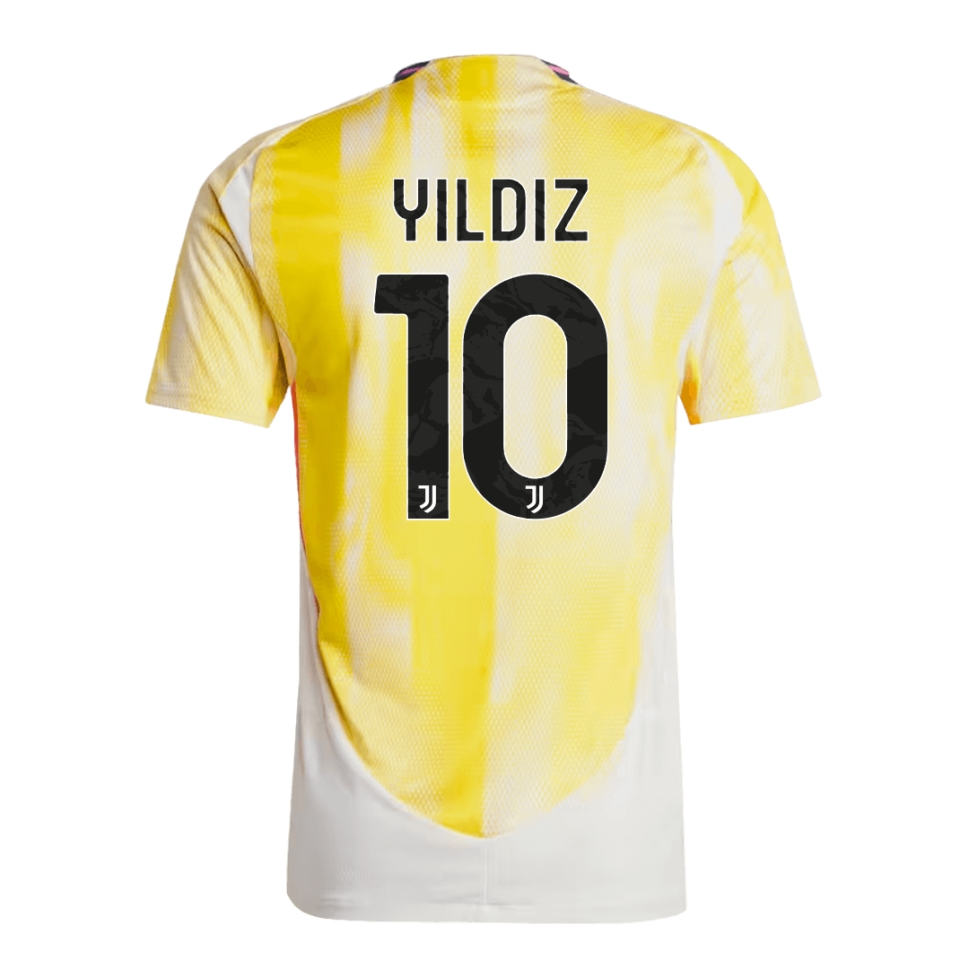 Soccer Kits Authentic YILDIZ #10 Juventus Away Soccer Jersey 2024/25 - Save The Children Sponsor