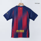 Kits de fútbol ROONY #19 Auténtica camiseta de fútbol local del Barcelona 2025/26 Rojo y azul