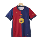 Soccer Kits Barcelona Home Soccer Jersey 2024/25 - Spotify Logo Without Text