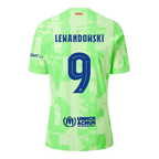 Soccer Kits Authentic LEWANDOWSKI #9 Barcelona Third Away Soccer Jersey 2024/25 - UCL£¨Spotify Logo Without Text£©