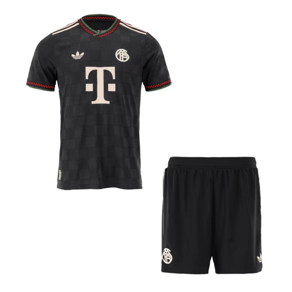 Soccer Kits Authentic Bayern Munich Third Away Soccer Jersey Kit(Jersey+Shorts) 2025/26