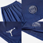 Camiseta de fútbol infantil de visitante del PSG (camiseta y pantalón corto) 2024/25, color azul marino