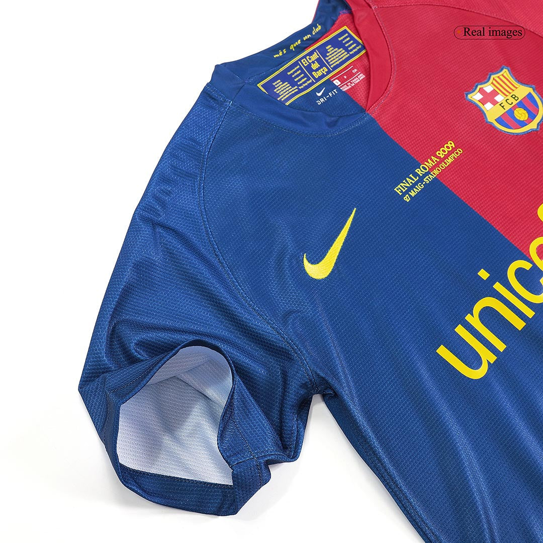 Camiseta de fútbol retro del Barcelona 2008/09 (final de la UCL)