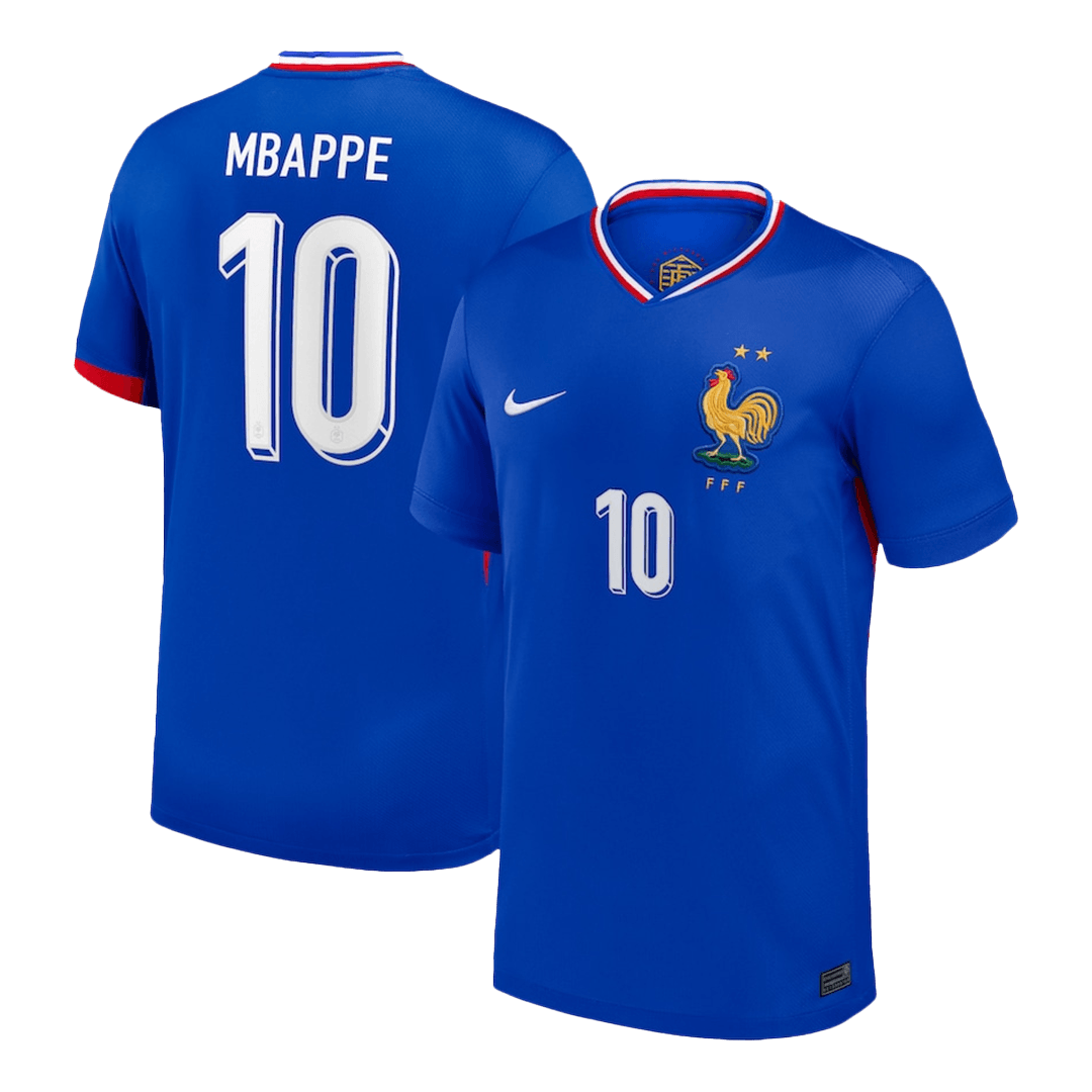 Maillot de foot domicile MBAPPE #10 France Euro 2024 