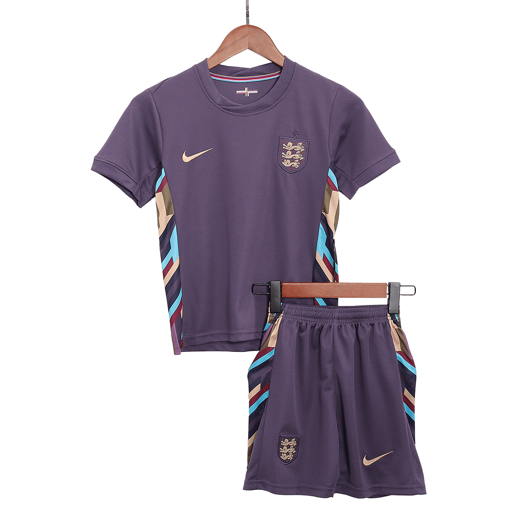 Maillot de football extérieur Angleterre pour enfant (maillot + short) Euro 2024