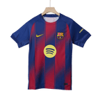 Maillot de football F.DE JONG #21 Barcelone Domicile 2025/26 Rouge et Bleu - UCL