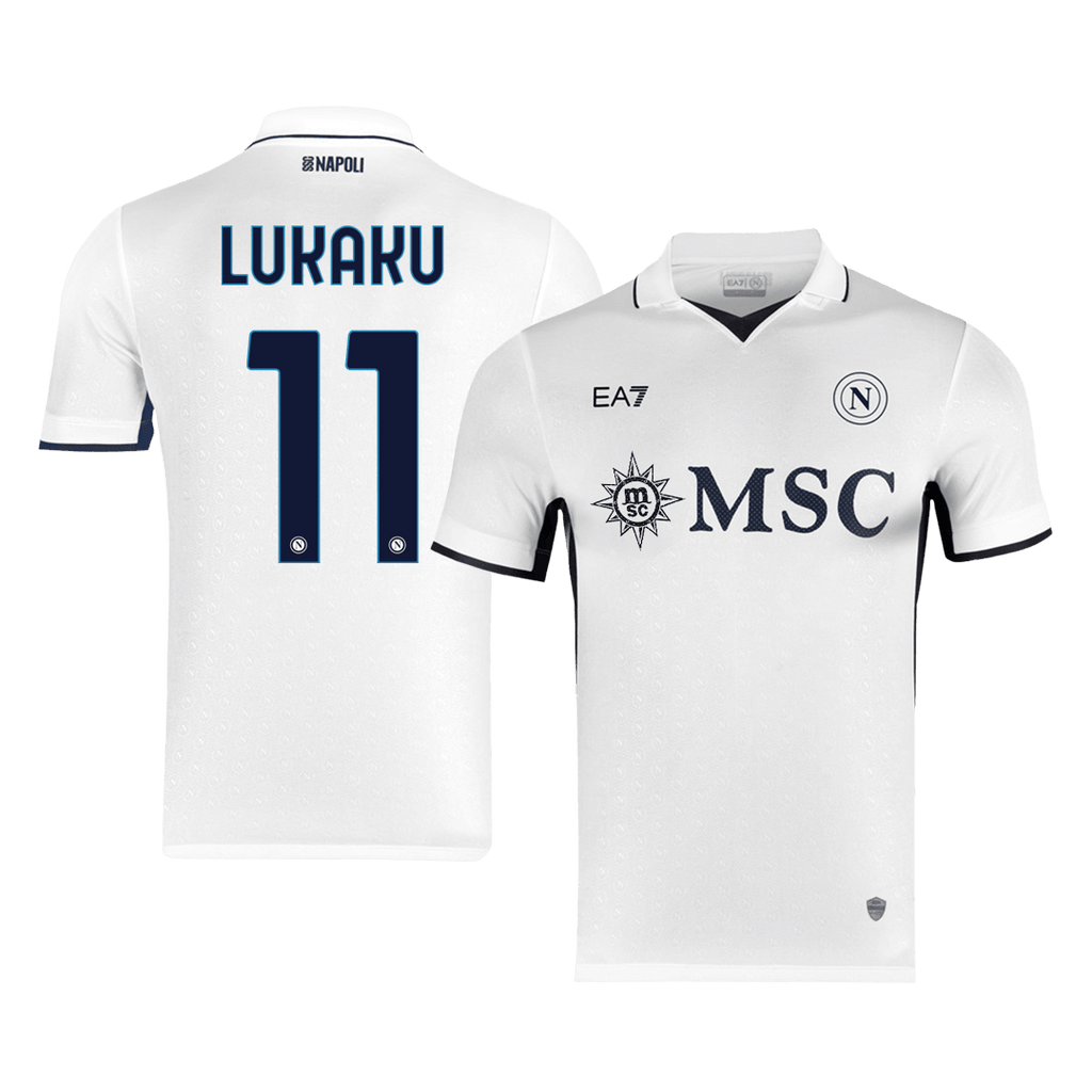 Soccer Kits Authentic LUKAKU #11 Napoli Away Soccer Jersey 2024/25