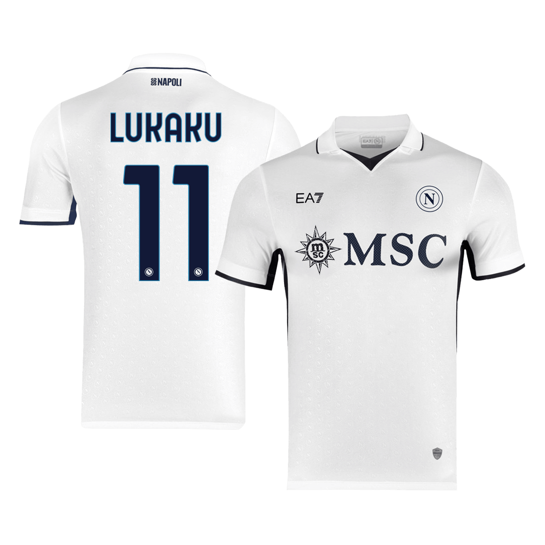 Soccer Kits Authentic LUKAKU #11 Napoli Away Soccer Jersey 2024/25