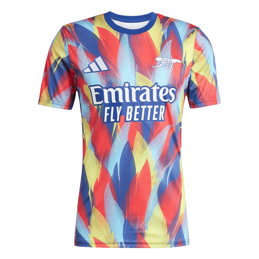 Soccer Kits Arsenal Pre-Match Soccer Jersey 2025/26 Colorful