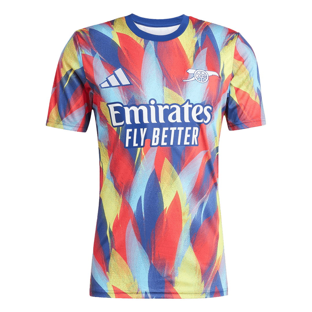 Soccer Kits Arsenal Pre-Match Soccer Jersey 2025/26 Colorful